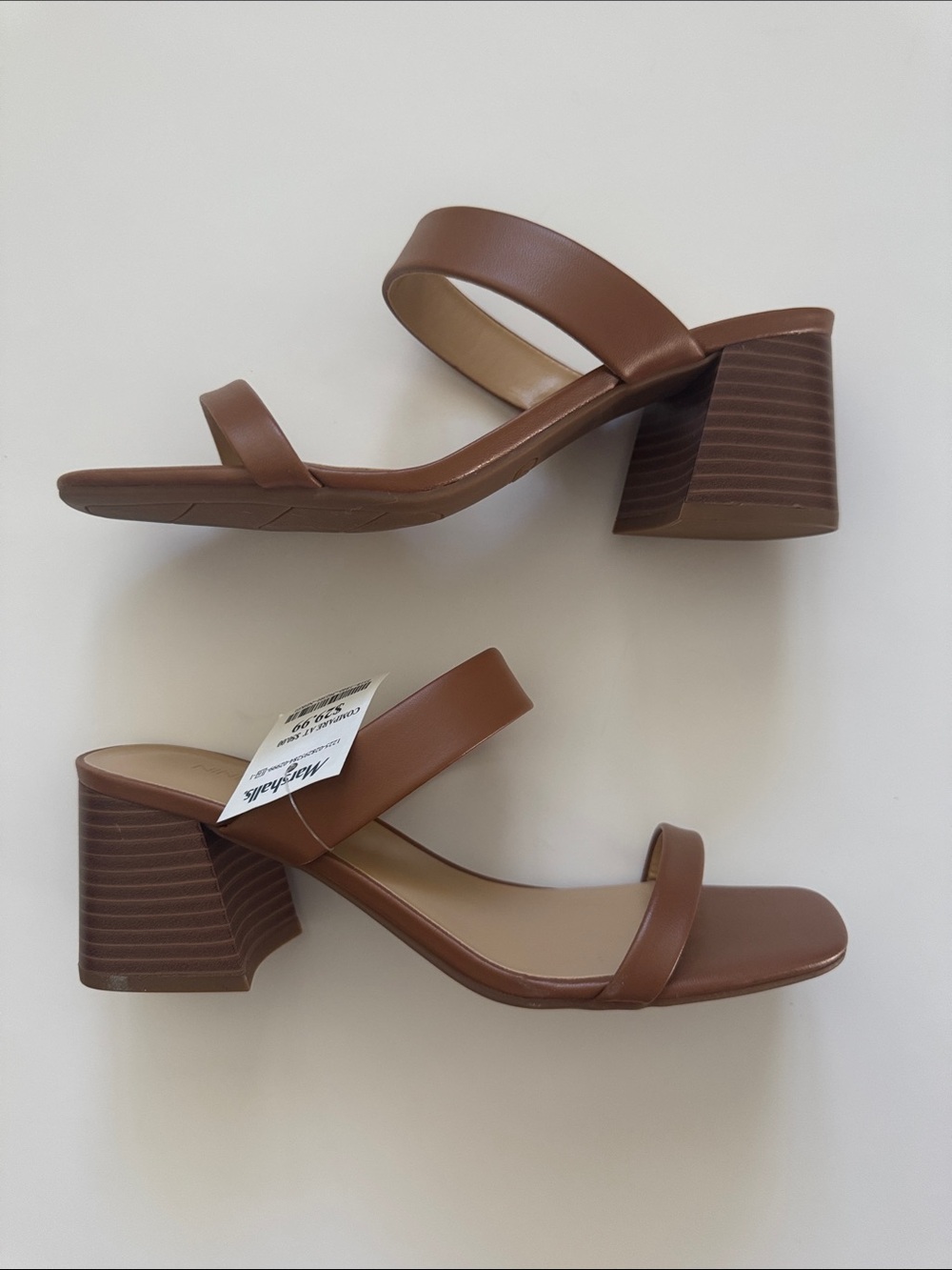 Nine West brown strappy sandals